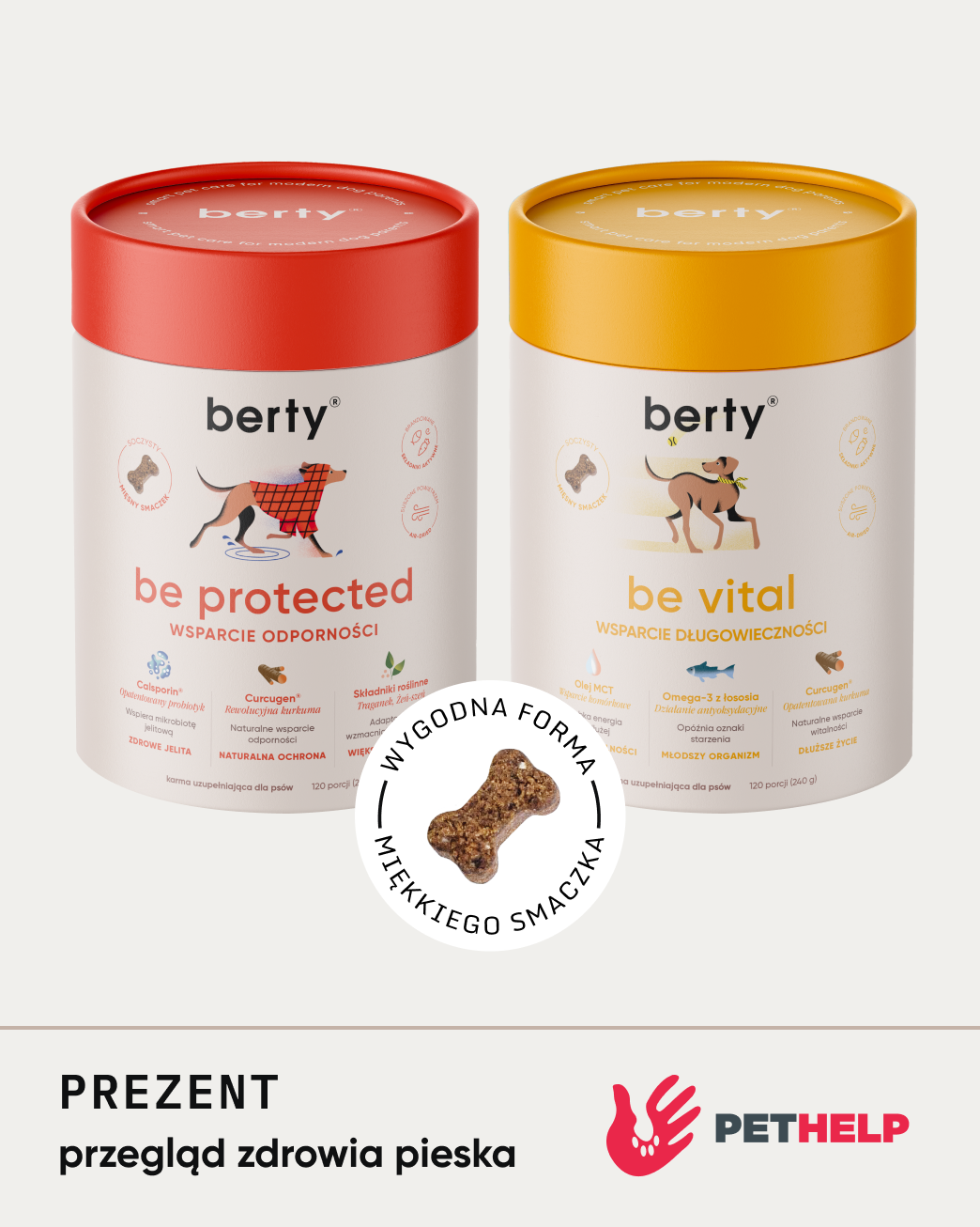 Be protected & Be vital = wsparcie odporności dla psów w wieku 5+