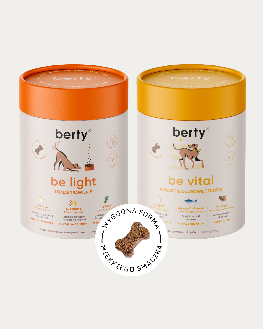 Be light & be vital = wsparcie przeciwzapalne dla dorosłych psów