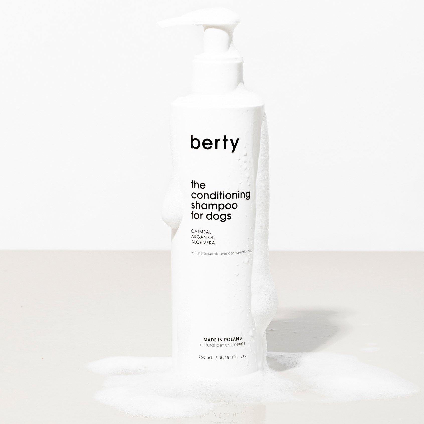 the conditioning shampoo for dogs - berty