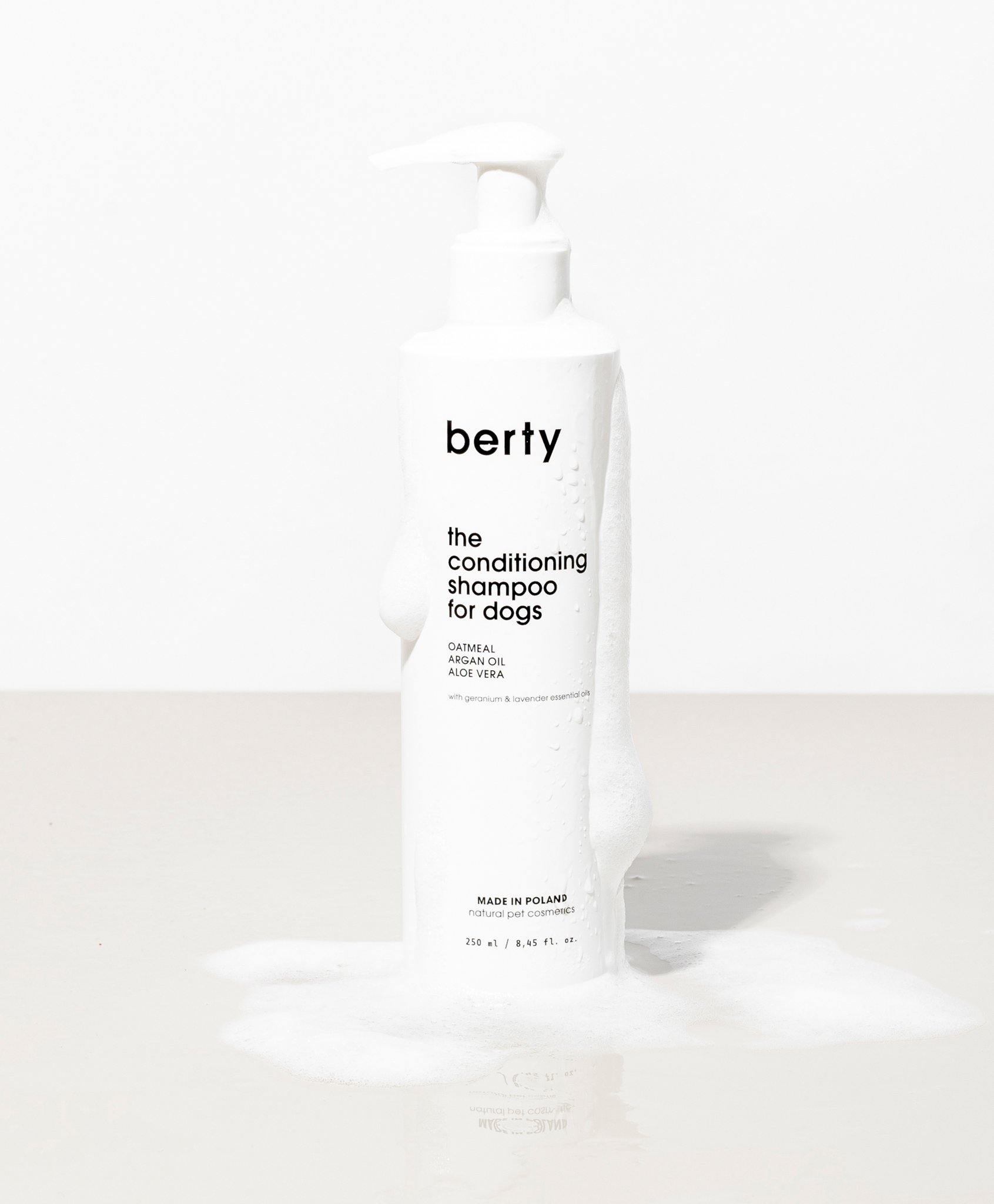 the conditioning shampoo for dogs - berty