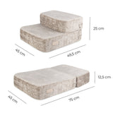 the step & rest - modułowe schodki i legowisko 2w1 dla psów Stone
