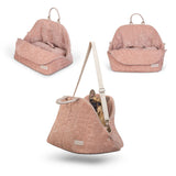 the journey tote - wielofunkcyjna torba, nosidło i fotelik dla psa i kota Blush