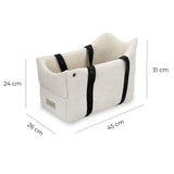 The front seat explorer – torba i transporter na podłokietnik 2w1 dla psa i kota