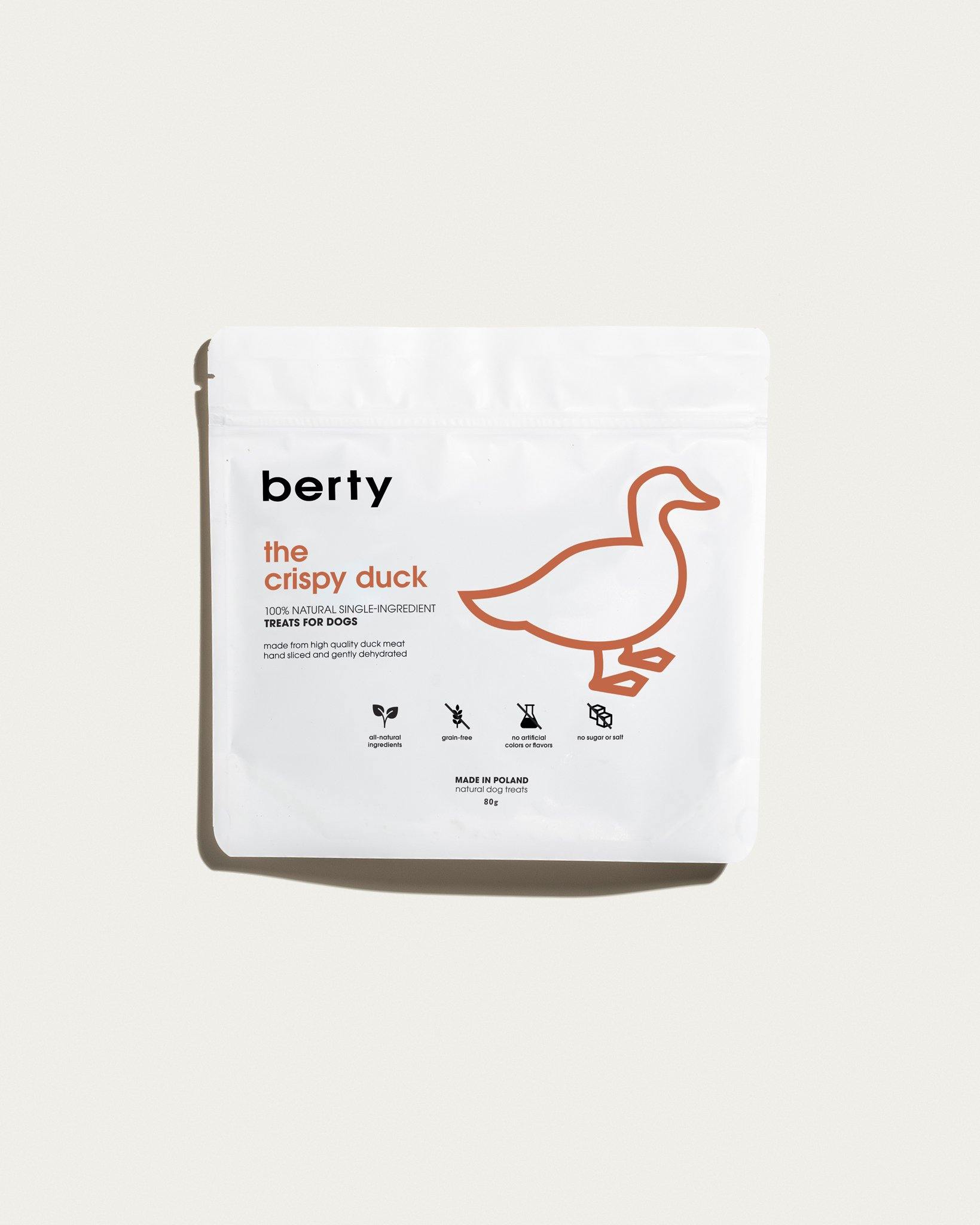 the crispy duck - treats for dogs - berty