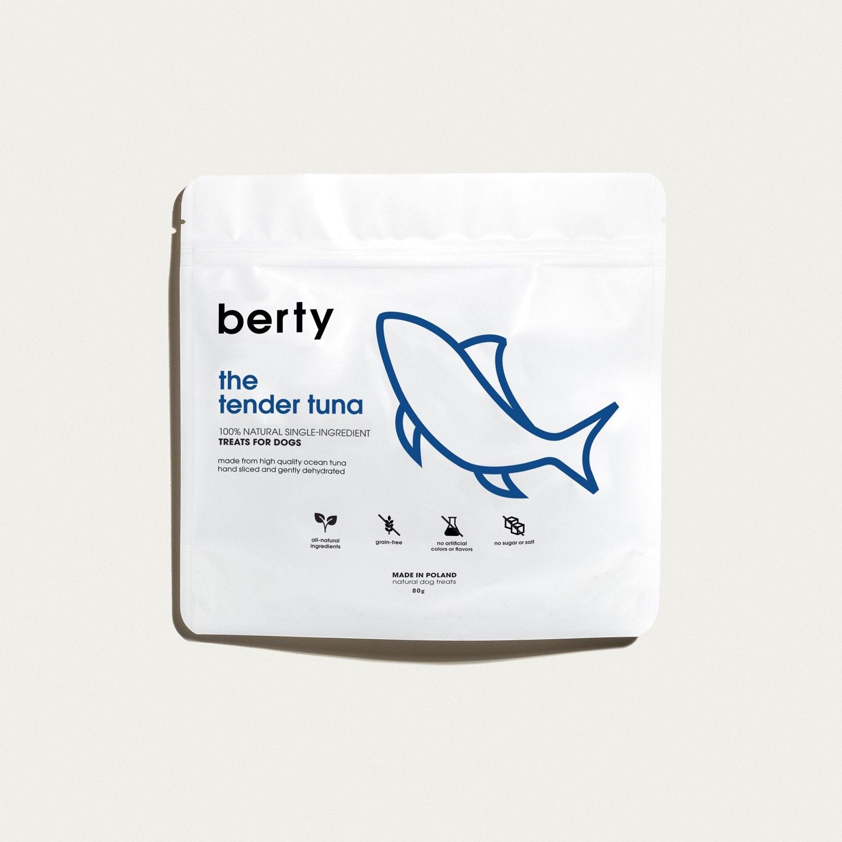 the tender tuna - treats for dogs - berty