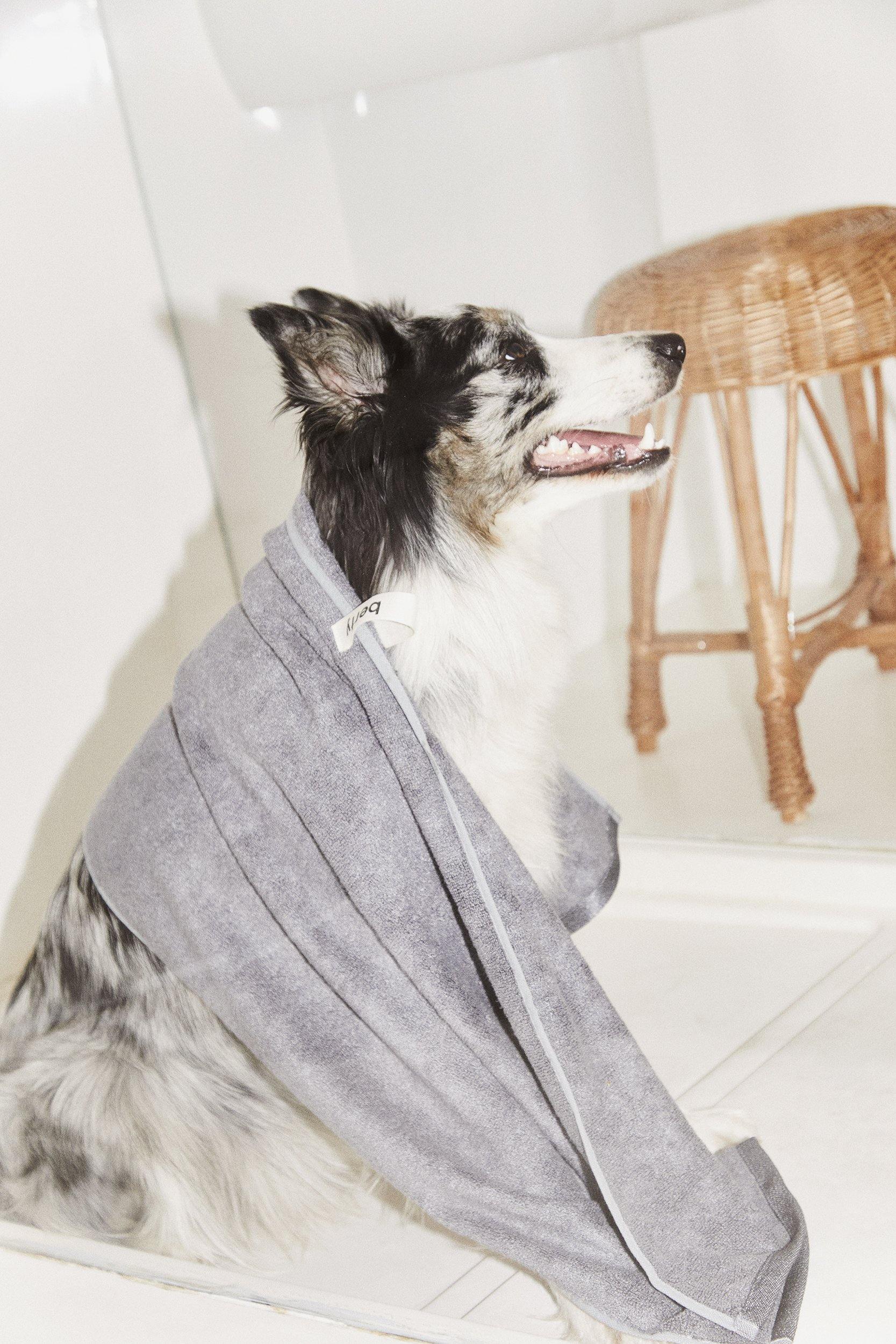 the antibacterial bath towel for dogs - berty