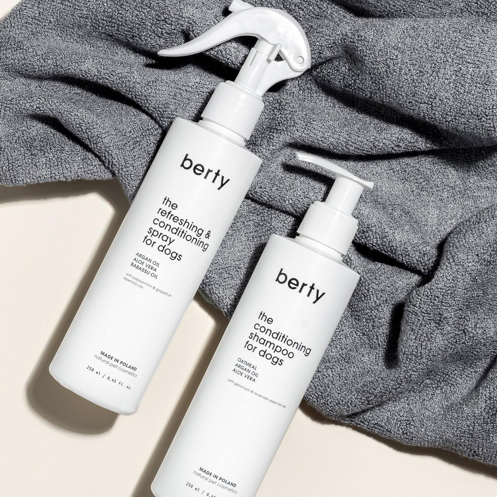 the grooming set for dogs - berty