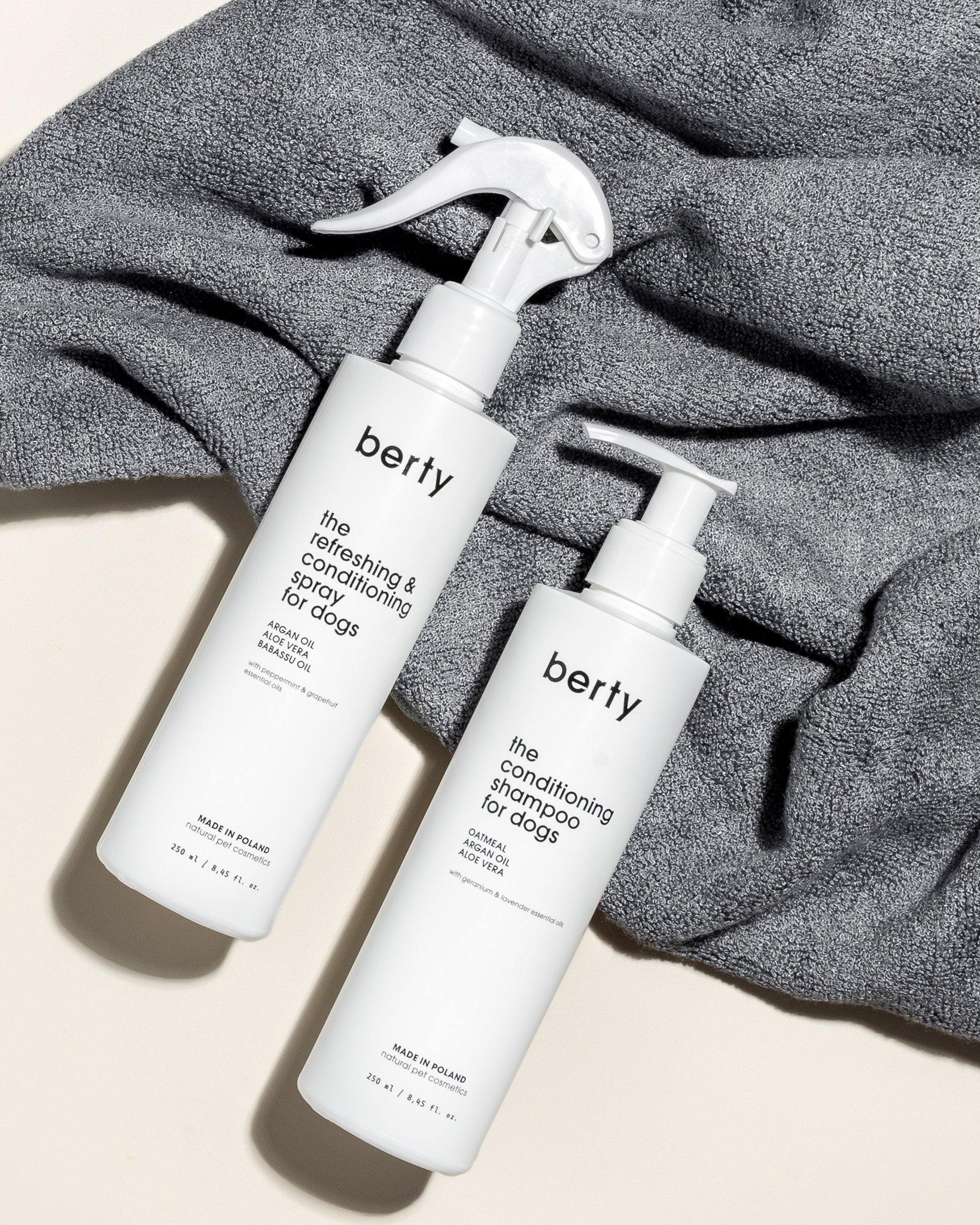 the grooming set for dogs - berty