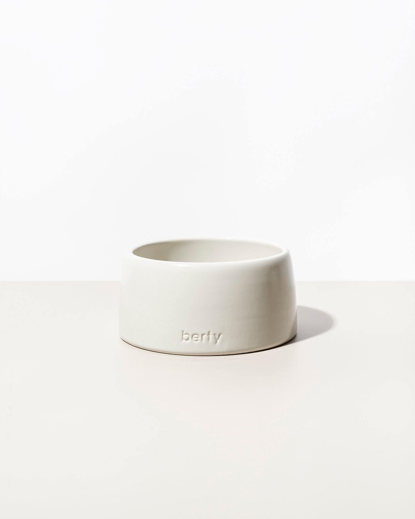 the ceramic bowl for dogs | oyster - berty