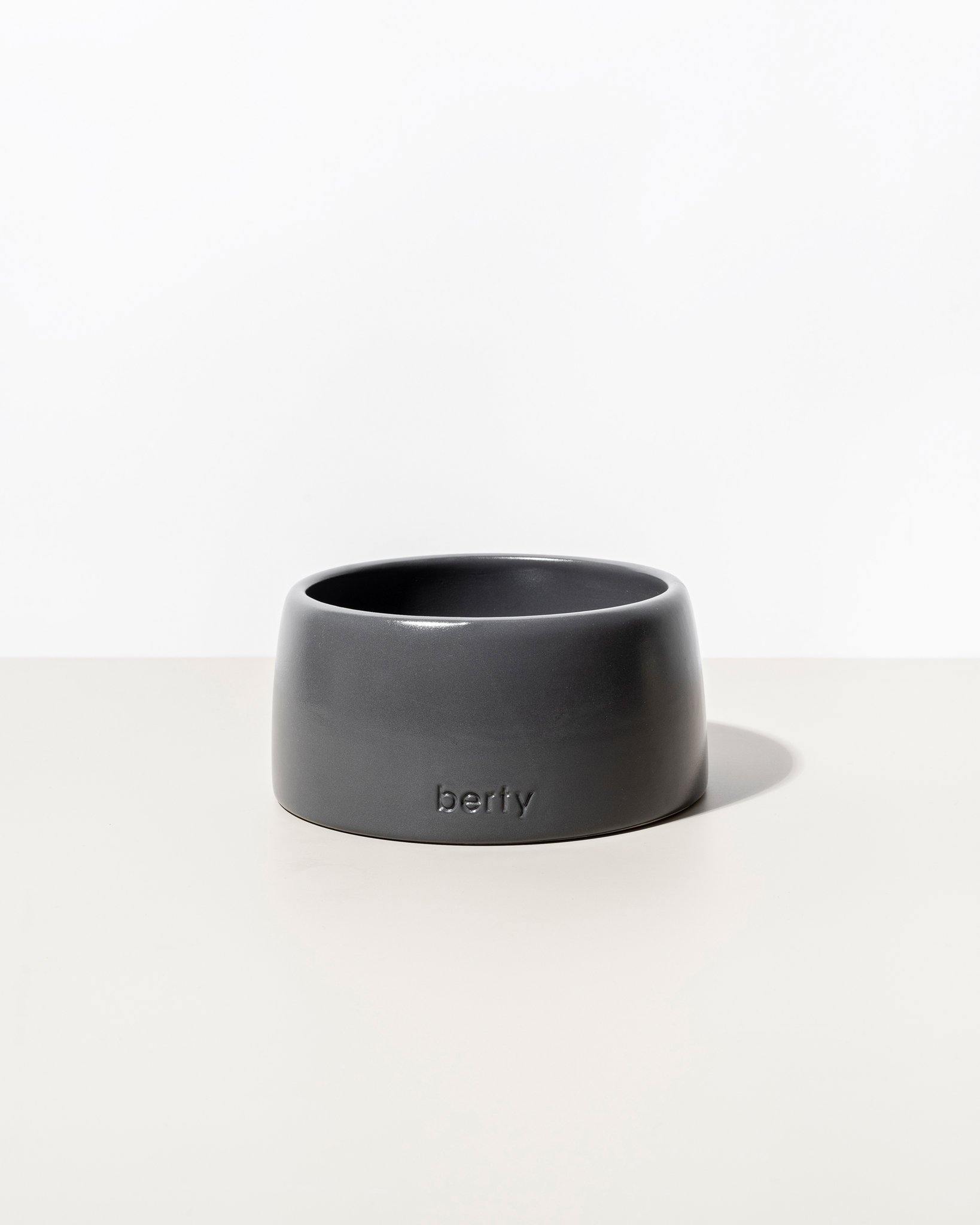 the ceramic bowl for dogs | dark stone - berty