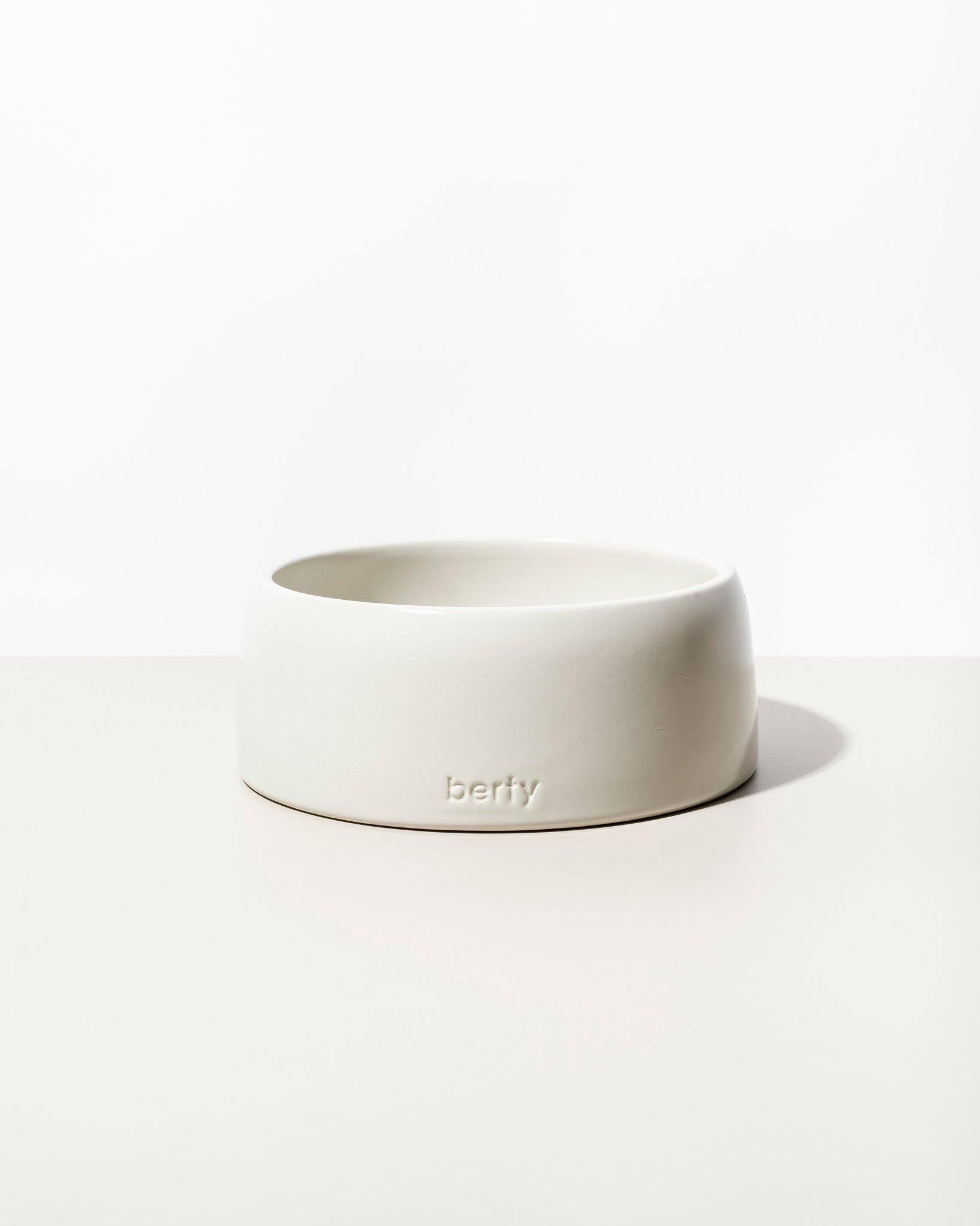the ceramic bowl for dogs | oyster - berty