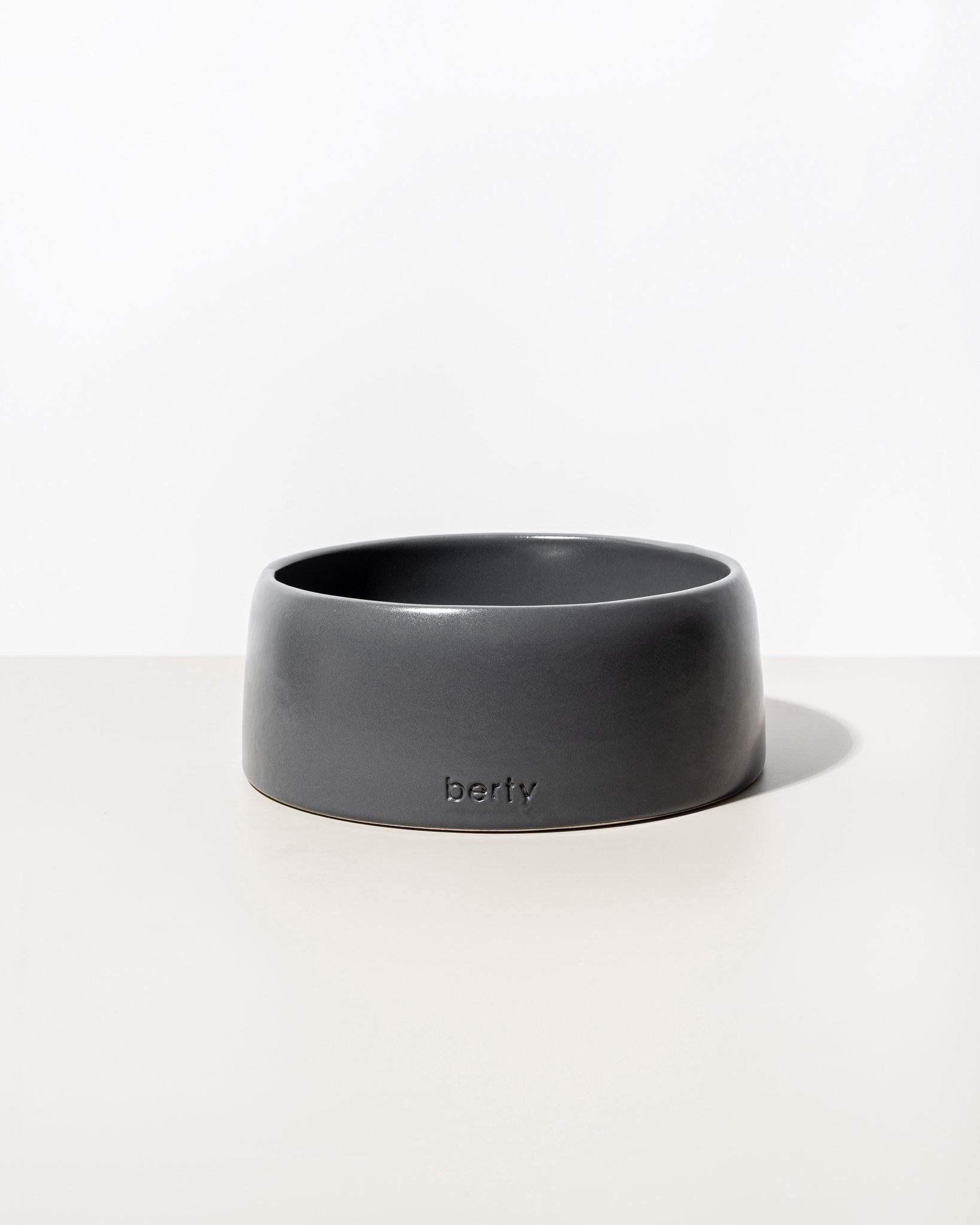 the ceramic bowl for dogs | dark stone - berty