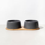 the dining set - bowls & tray set | dark stone - berty