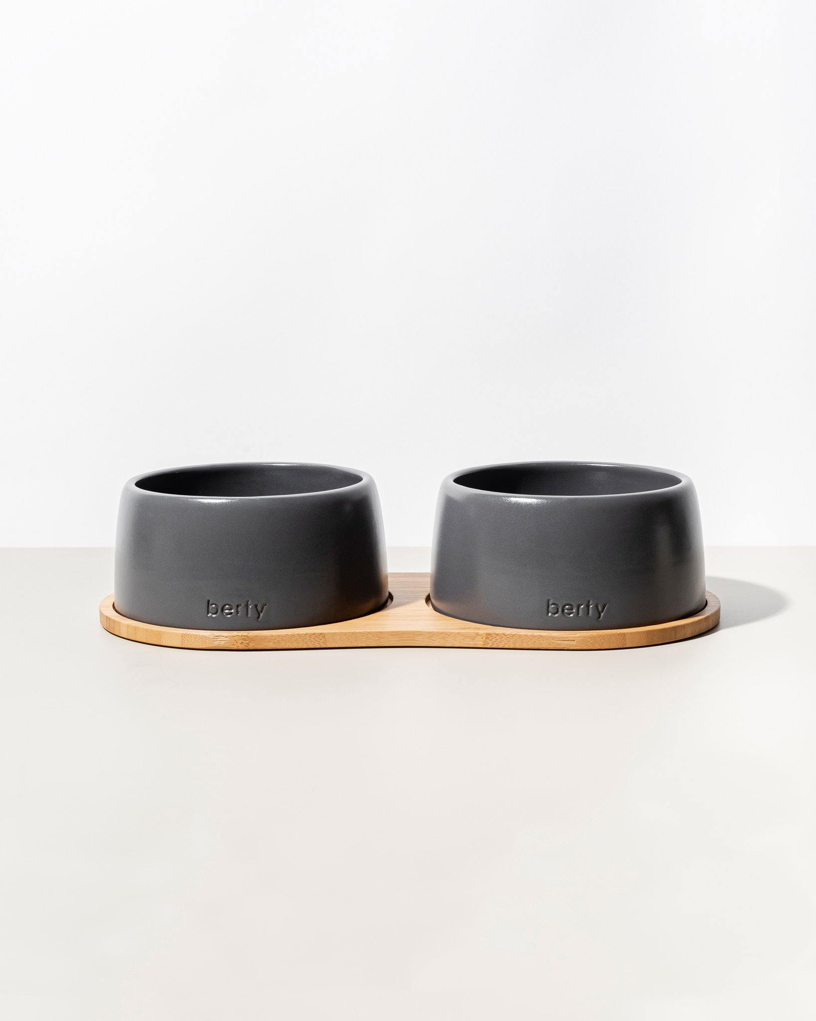 the dining set - bowls & tray set | dark stone - berty