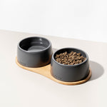 the dining set - bowls & tray set | dark stone - berty