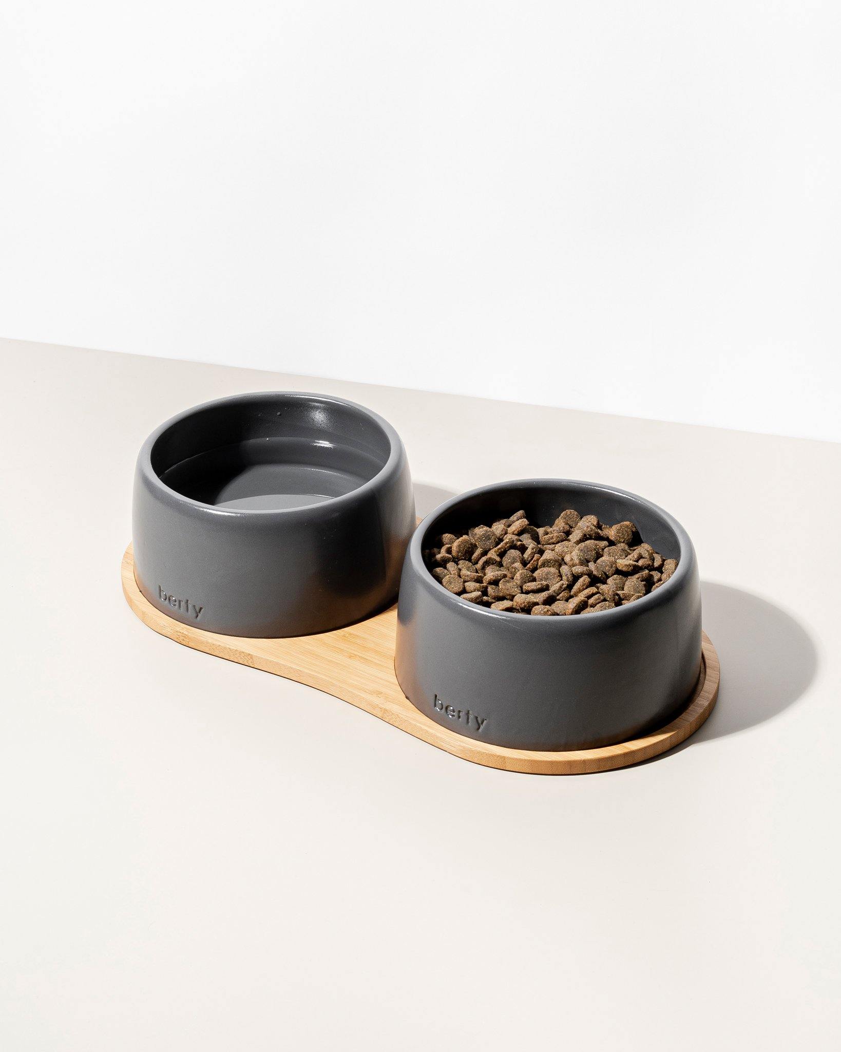 the dining set - bowls & tray set | dark stone - berty