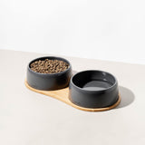 the dining set - bowls & tray set | dark stone - berty