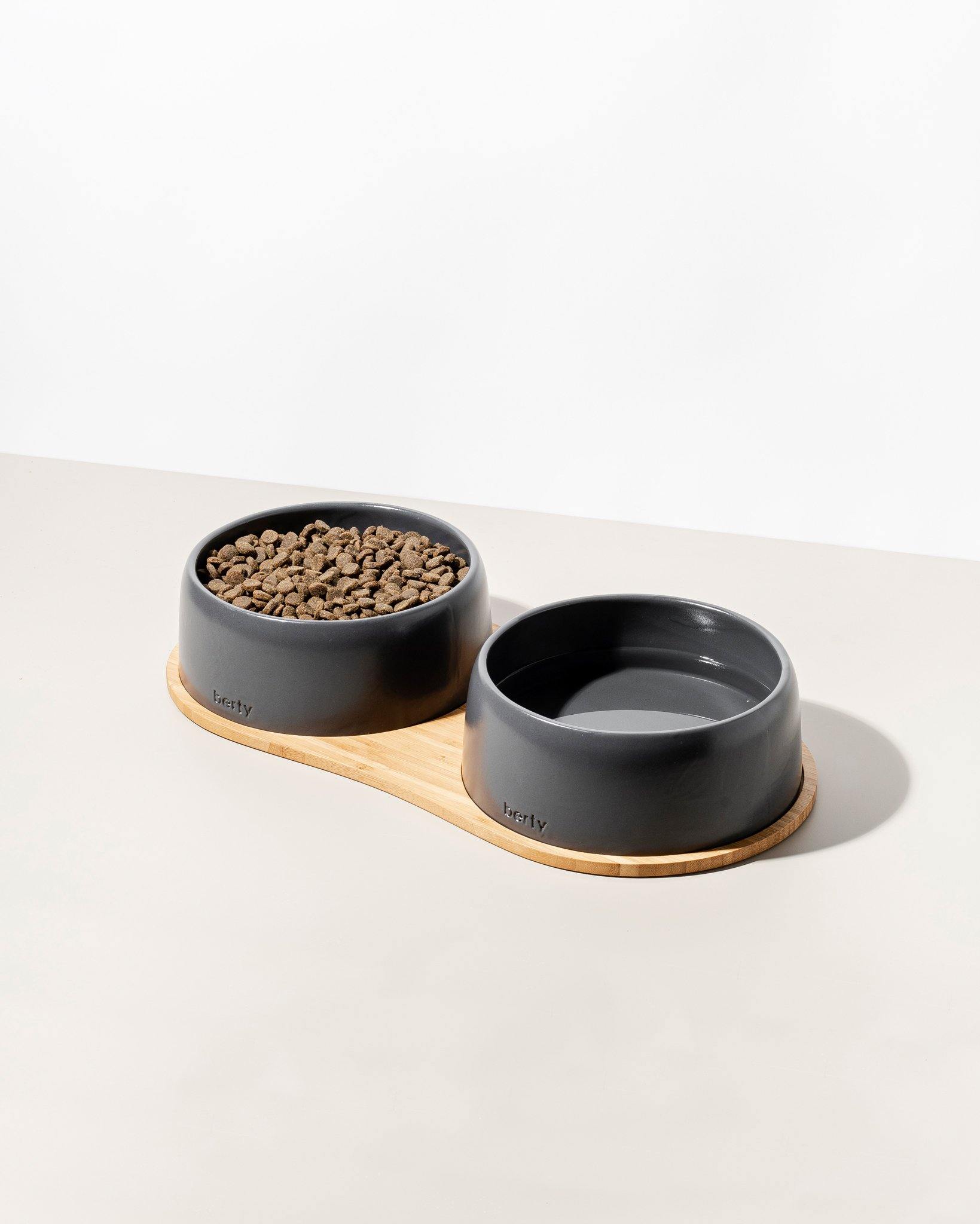 the dining set - bowls & tray set | dark stone - berty