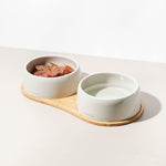 the dining set - bowls & tray set | oyster - berty