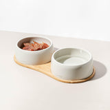 the dining set - bowls & tray set | oyster - berty