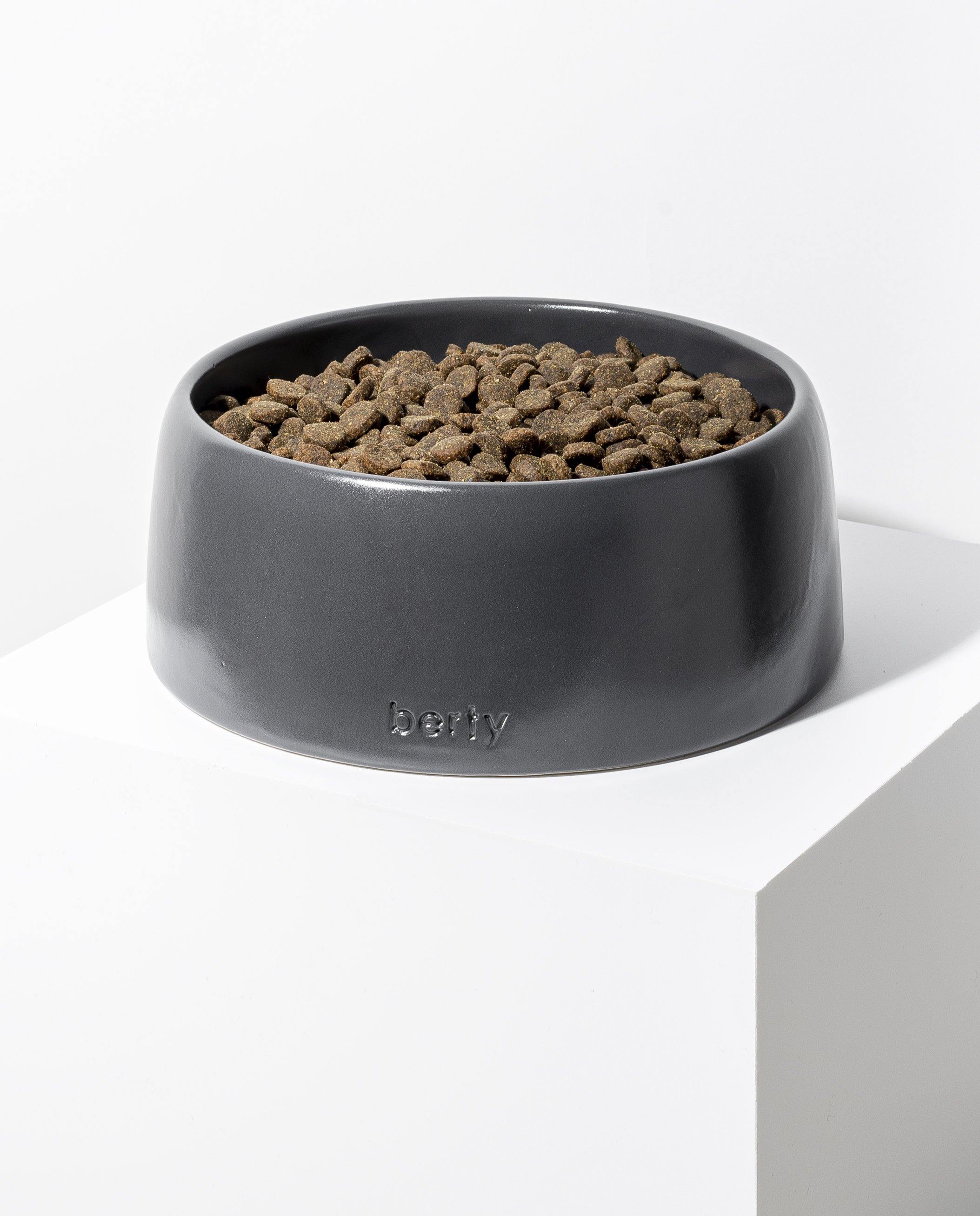 the ceramic bowl for dogs | dark stone - berty