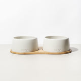the dining set - bowls & tray set | oyster - berty